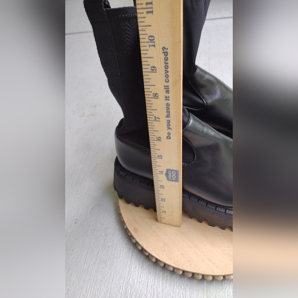 Zara  Boot Black Size Eur:40 US 9.5 - Picture 3 of 15